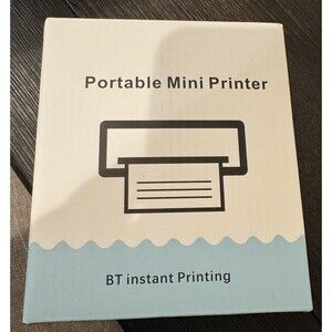 New HuiJukeJi Portable Mini Printer BT Instant Printing